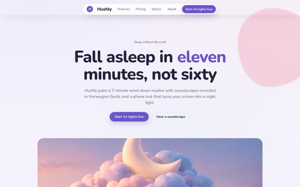Cloud Lavender — live preview of the pastel style