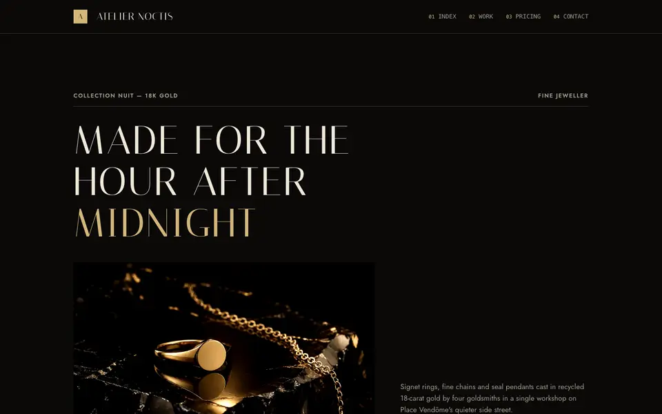 Obsidian Champagne — live preview of the dark style