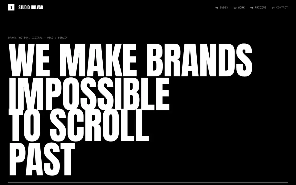 Studio Black — live preview of the dark style