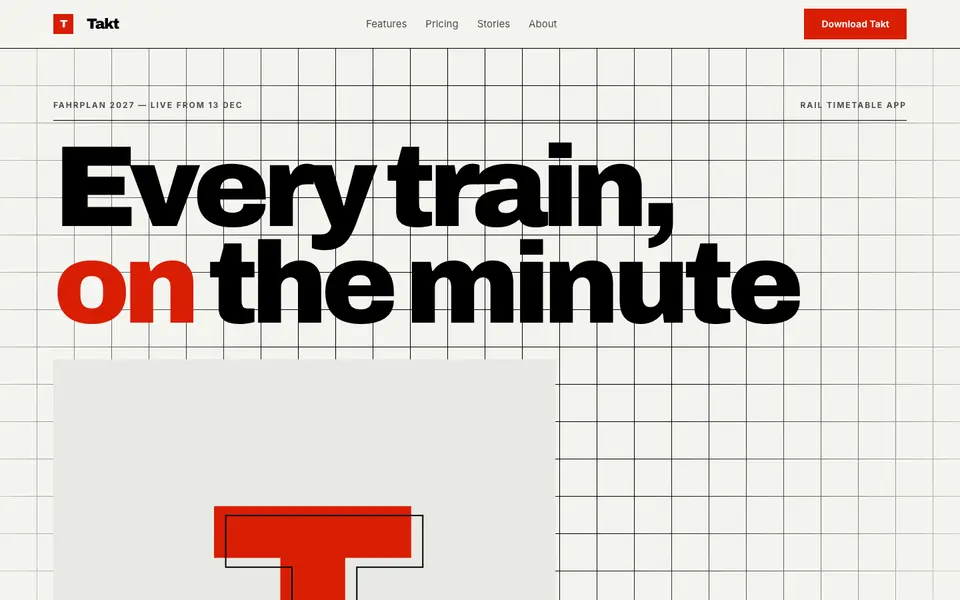 Swiss Numerals — live preview of the brutalist style