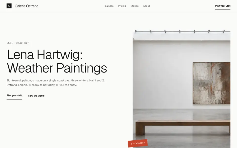 White Cube — live preview of the editorial style
